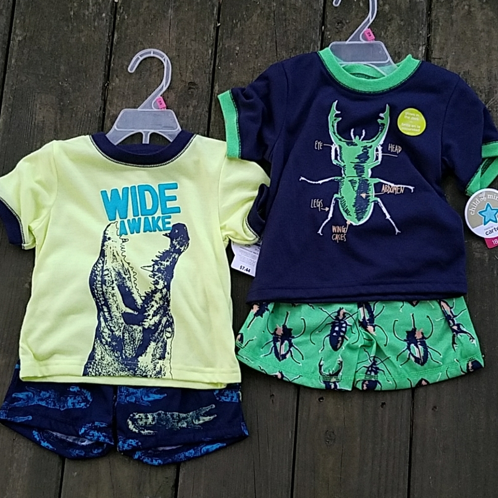18m Carters Boys play sets new with tags